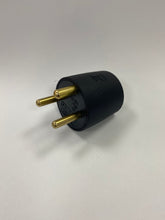 Re-Wireable Danish plug Black. (Kaiser 853)