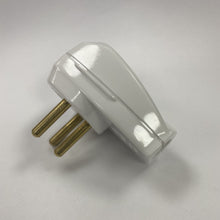 Re-Wireable Israeli Plug White. (Kaiser 856/ws)