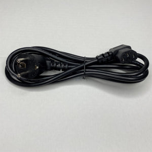 R/A European Schuko (CEE7/7)  Plug to IEC R/A C13 power lead 2 meters Black