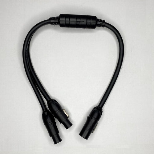 PowerCON True1 Splitter with Rubber Cable 1m