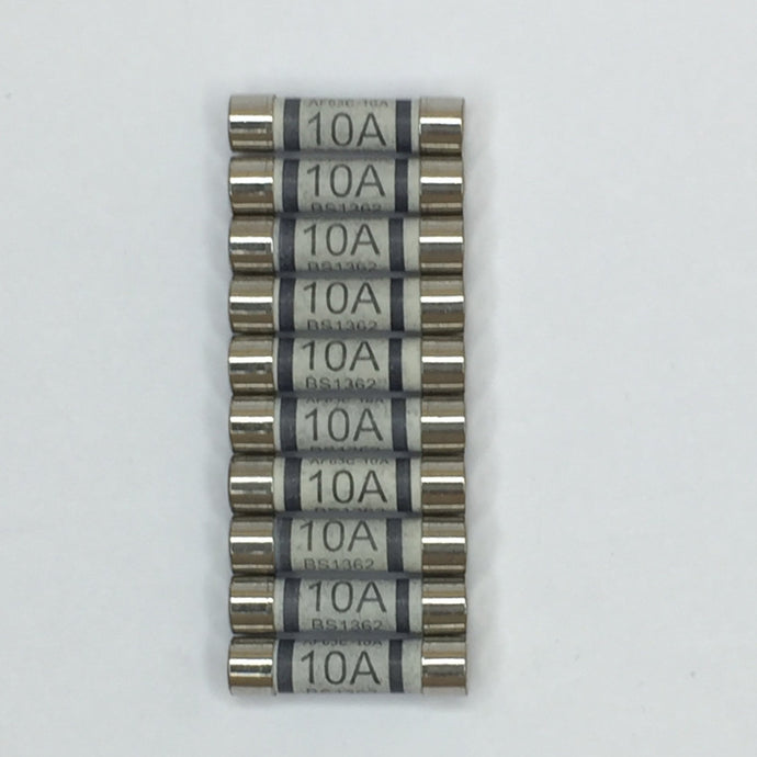 10 pack 10 Amp UK Plug Fuse