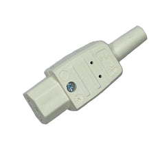 Re-Wireable C13 Socket White. (Kaiser 794)