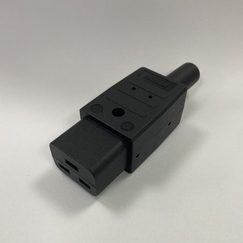 Re-Wireable IEC 320 C19 Socket Black, (Kaiser 763 sw)