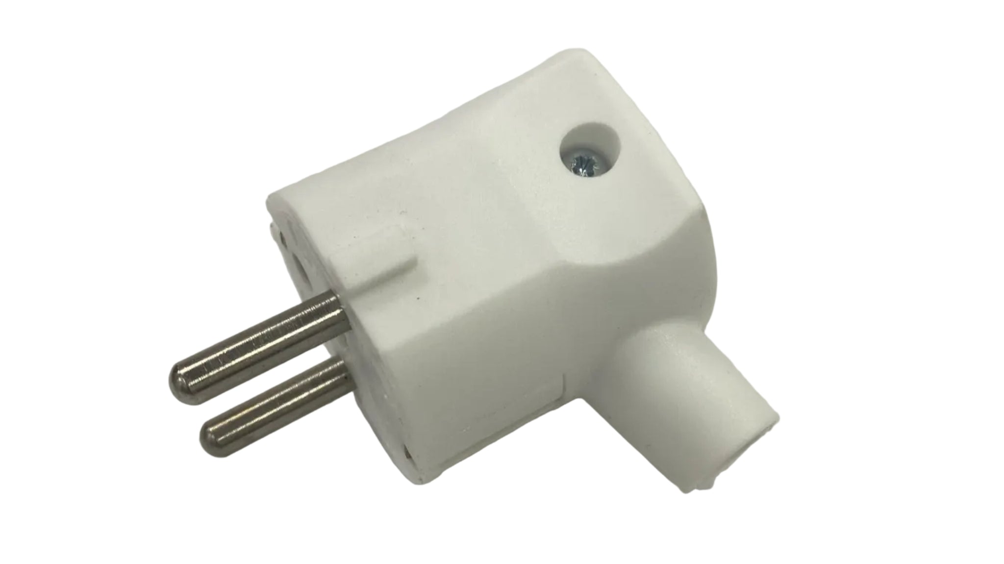 Chuko Plug Re-Wireable Right Angle Schuko Plug White. (Kaiser 577) – Mcc Power ...