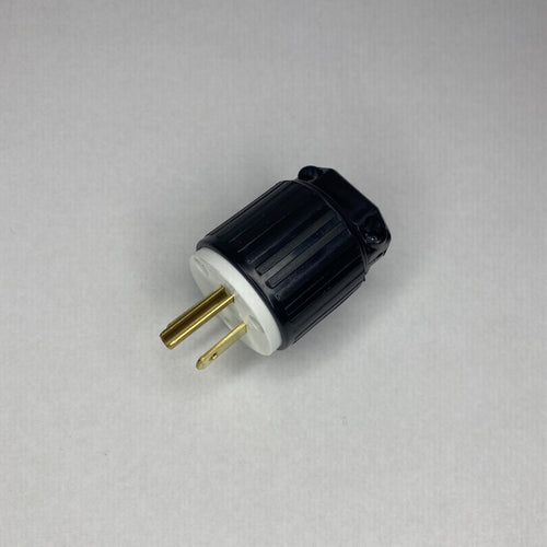Re-Wireable USA NEMA 5-15 Plug Black.